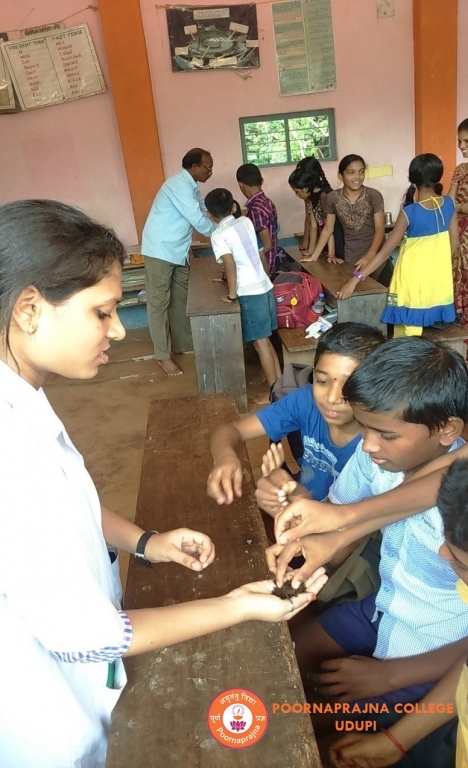 Outreach programme at Shri  Mahalingeshwara higher primary school, Ulthoor