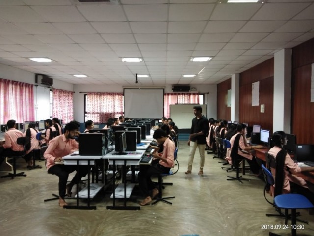 Odessa Ltd from Bangalore conducted online aptitude test to Final m.com students as a part of campus placement drive.