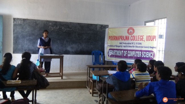 outreach programme was conducted at   Dr.Ananthamurthy Govt. Highschool, Tirthahalli - 2016