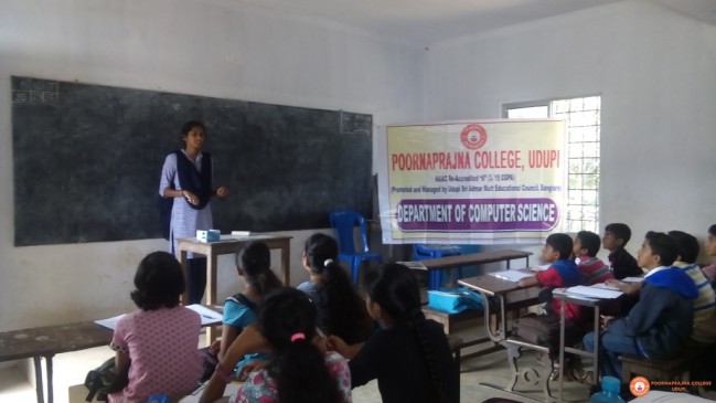 outreach programme was conducted    at  Dr.Ananthamurthy Govt. Highschool, Tirthahalli - 2016