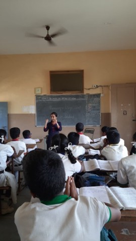 Outreach program  by Sanskrit Students