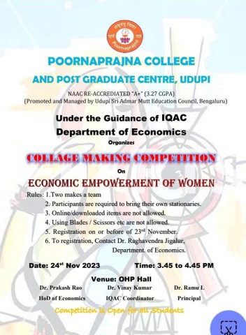  COLLAGE MAKING COMPETITION